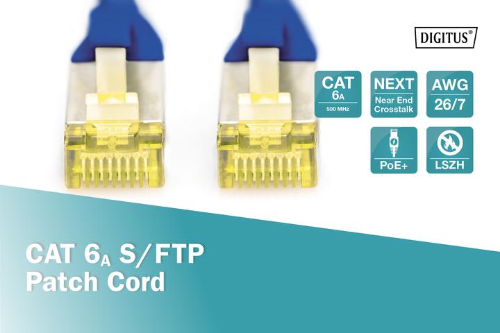 Image du produit Digitus Câble réseau (S/FTP, CAT6a, 0.25 m)