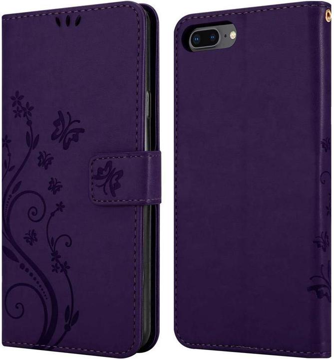 Actual product image Cadorabo Flower Book Cover (Apple iPhone 7 Plus, Apple iPhone 7s Plus)