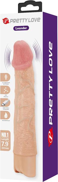 Actual product image Pretty Love - Leander Flexibler Realistischer Vibrator