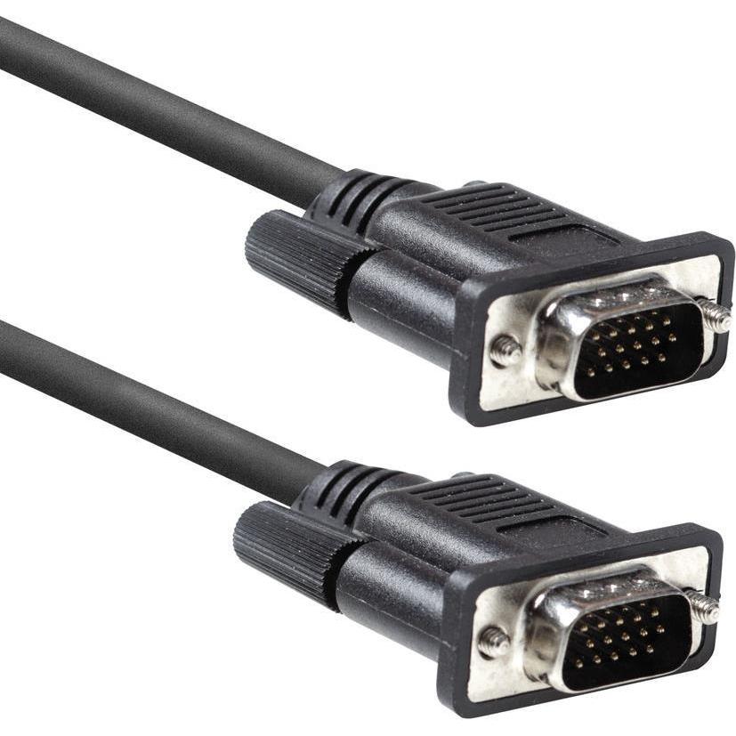 ACT 1.8 meters VGA connection cable male - male (1.80 m, VGA), Video Kabel
