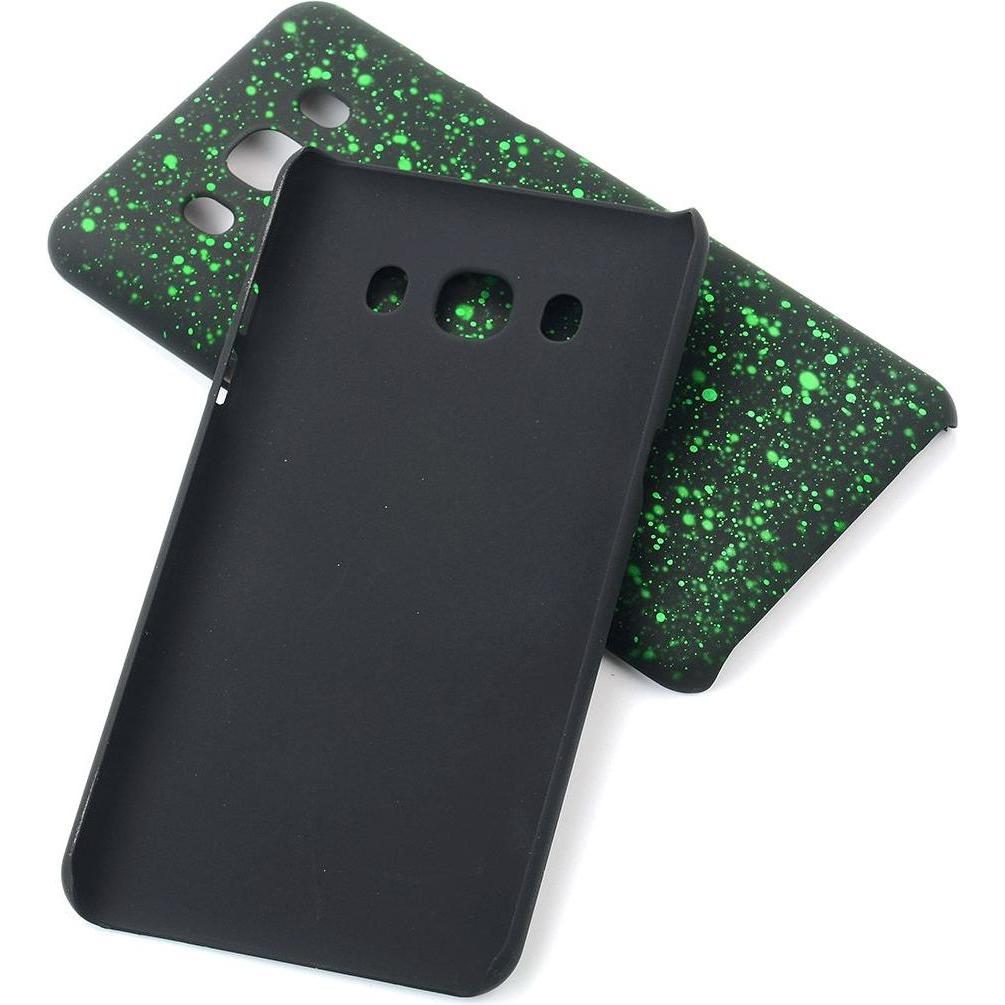 Thumbnail - König Design Handy Hülle Schutz Case Bumper Etuis für Samsung Galaxy J5 2016 3D Sterne Grün (Samsung Galaxy J5 (2016)), ...