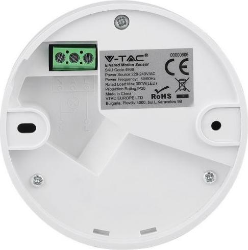 Produktbild V-TAC VT8004 InfrarotBewegungssensorDecke (12 m)