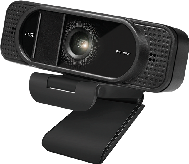 Produktbild LogiLink Webcam 1080p FHD Webcam + Mikrofon Privacy 96° (2 Mpx)
