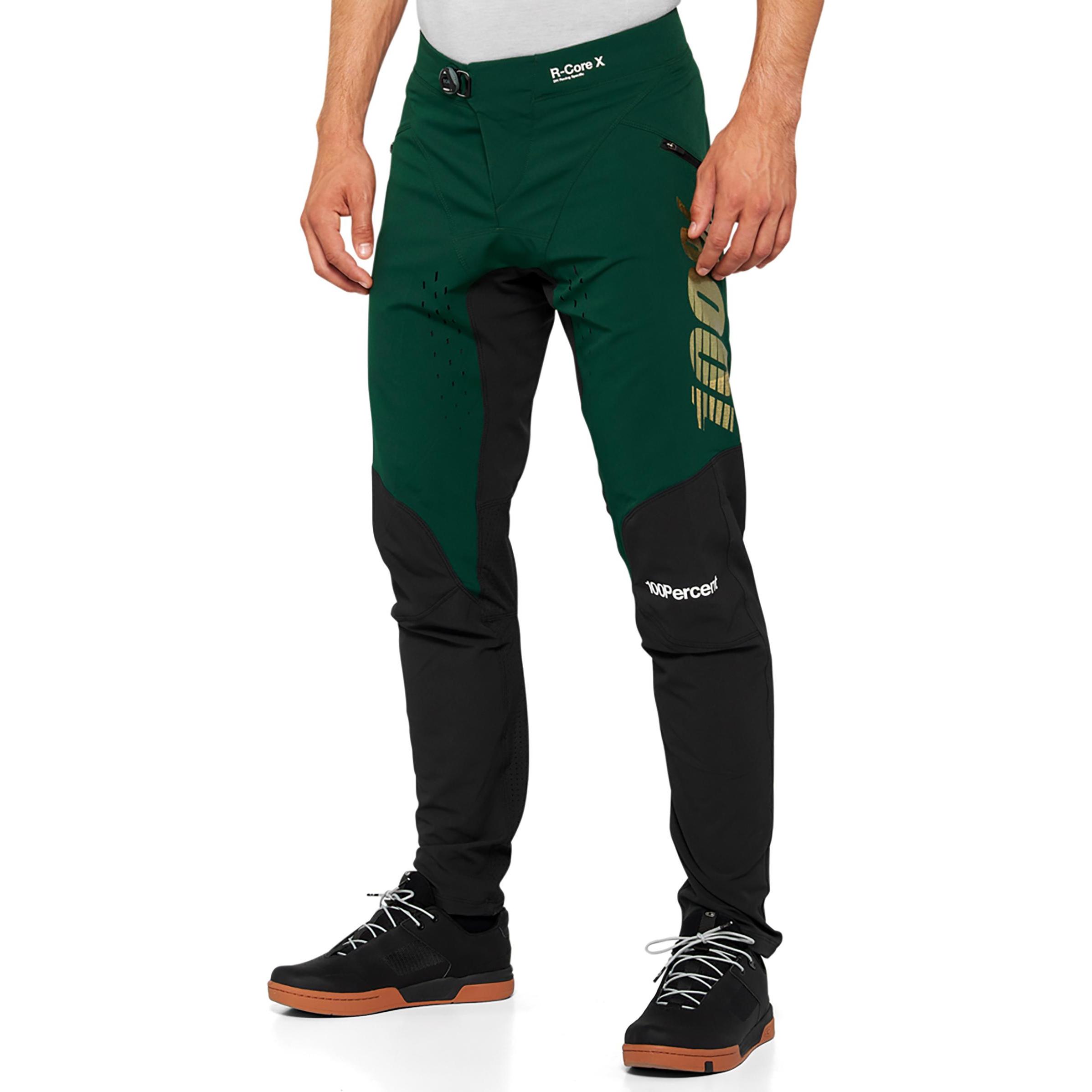100%, Herren, Velohosen, R-Core X LE Pants (28), Grün, 28