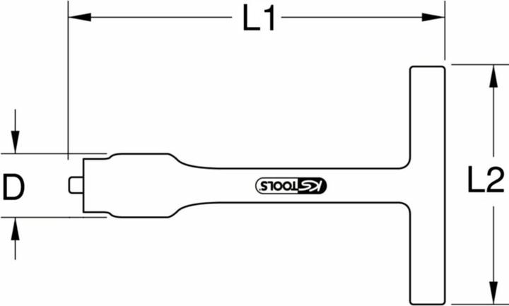 Produktbild KS Tools 3/8"" Isolierter T-Griff-Drehmomentbegrenzer, 18Nm (3/8")
