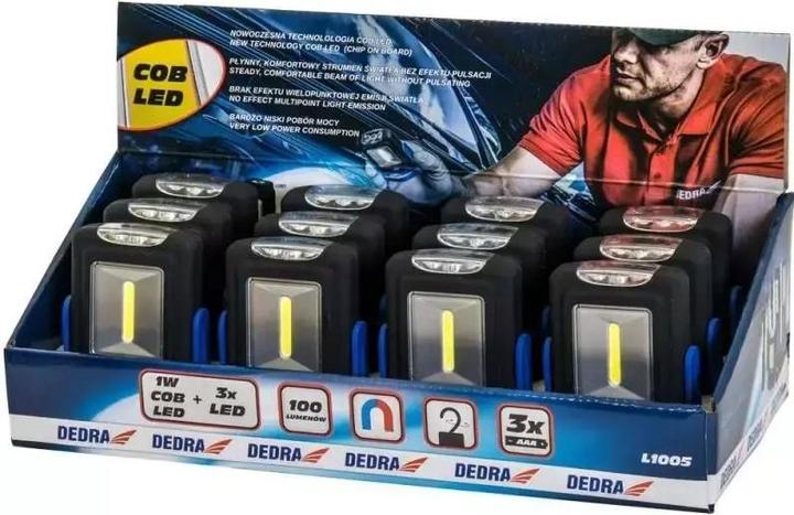 Actual product image Dedra Work lamp 1W COB LED + 3LED (100 lm)