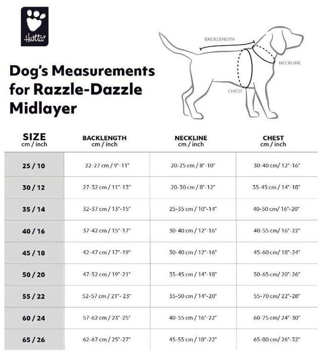 Produktbild Hurtta Razzle-Dazzle blackberry Gr.55 (M, Hundepullover)