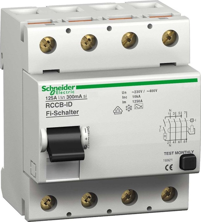 Image du produit Schneider Electric Acti9 iID RCCB 4Pole 40A 300ma Type A
