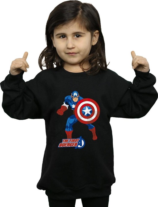 Produktbild Captain America The First Avenger Sweatshirt Mädchen (152, 158)