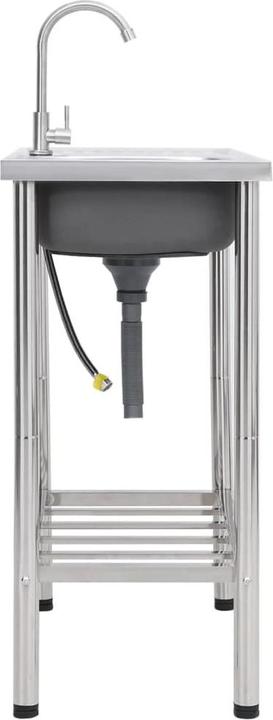 Immagine prodotto vidaXL Caterina (Lavello con sgocciolatoio, 40 cm, 75 cm)