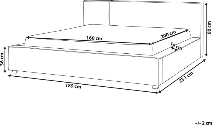 Actual product image Beliani Mirande (160 x 200 cm)