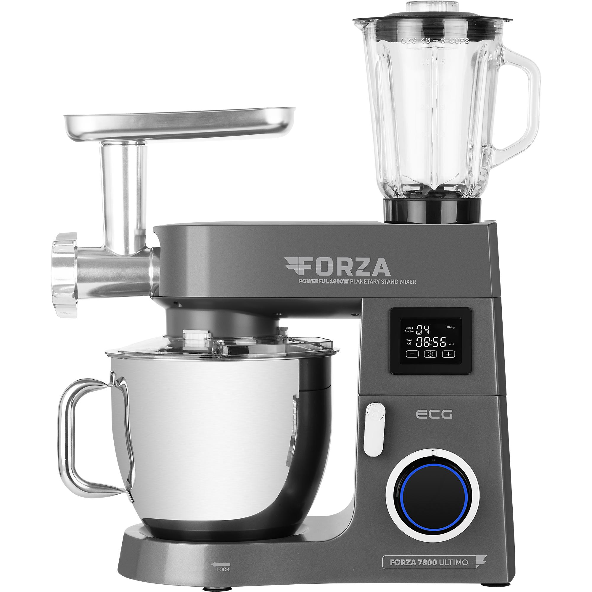 ECG FORZA 7800, Küchenmaschine, Schwarz