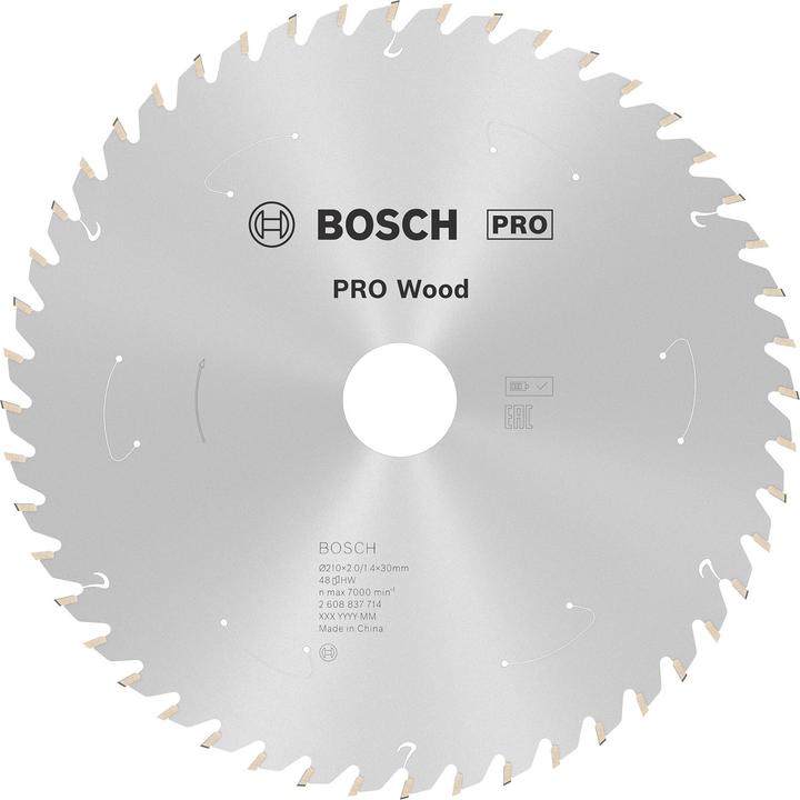 Actual product image Bosch Professional Zubehör PRO Wood cordless circular saw blade, 210 x 1.7 x 30 mm