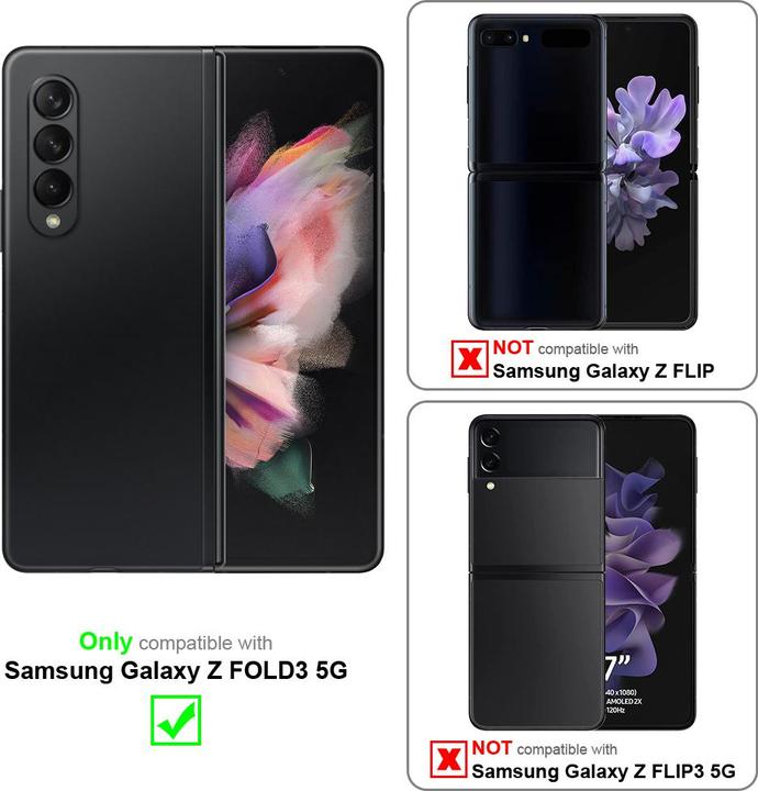 Image du produit Cadorabo Coque pour Samsung Galaxy Z FOLD3 5G universel avec Clip (Samsung Galaxy Z Fold3)