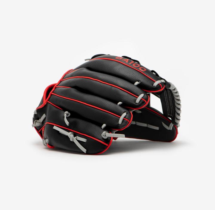 Produktbild Kipsta Damen/Herren Baseball Handschuh - BA100 LHT schwarz/rot (11.50")