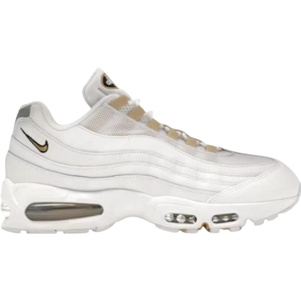 Nike, Sneaker, Air Max 95 OG Big Bubble White Team Gold, Oro, Bianco, (45)