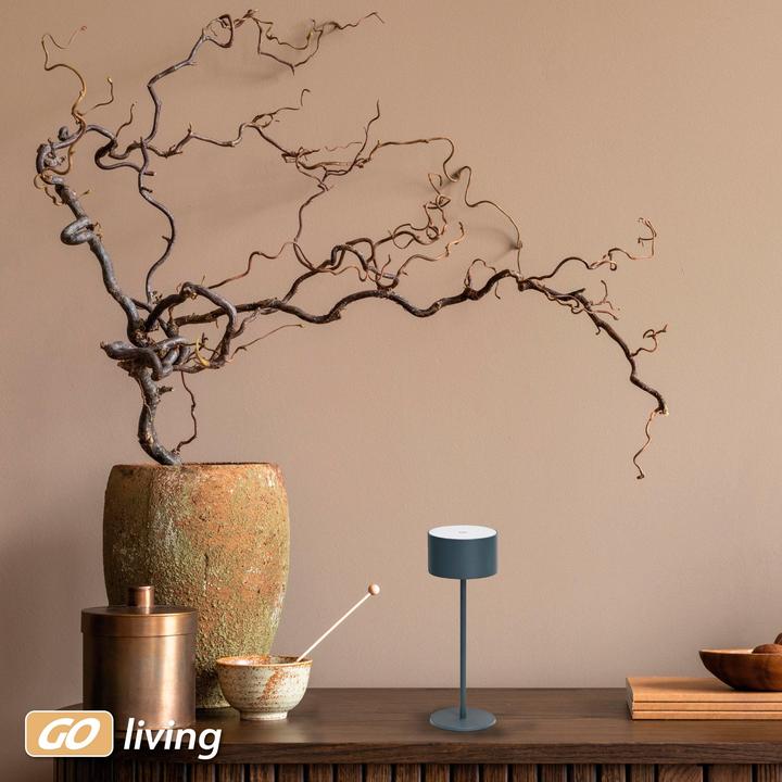 Produktbild Müller Licht MÜLLER-LICHT LED-Akku-Tischleuchte Flora, 2 W, 110 lm, 3000 K, anthrazit (110 lm)