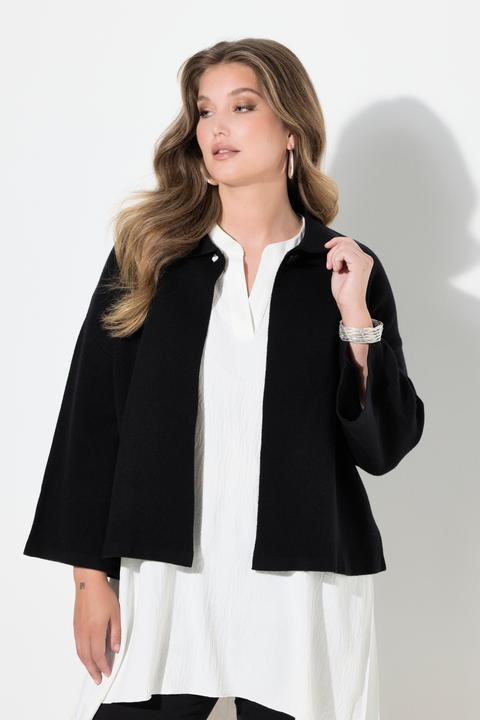 Produktbild Miamoda Strickjacke, Cape-Form, weite 3/4-Glockenärmel (54)