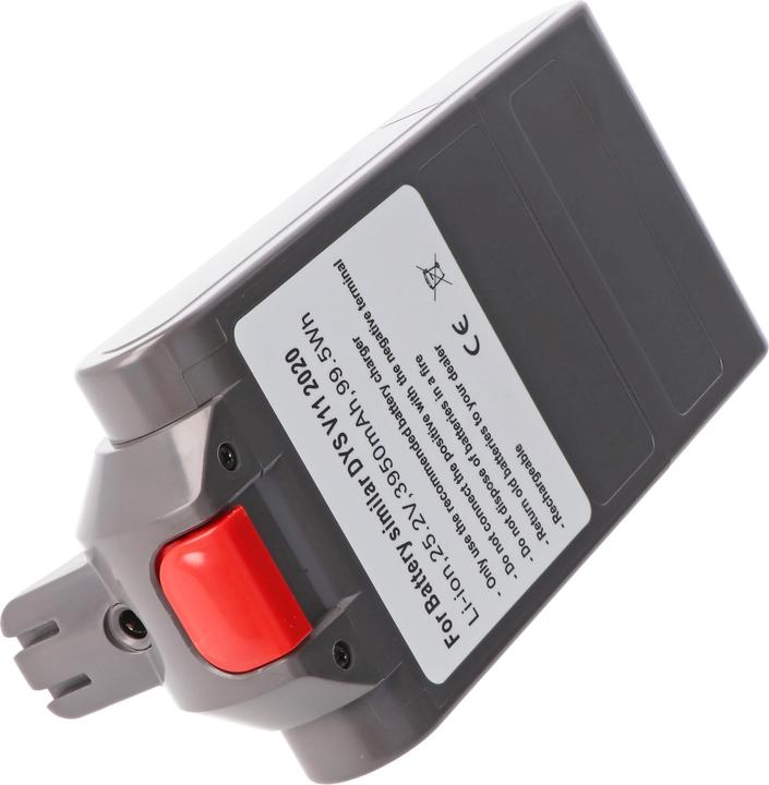 Image du produit AccuCell Batterie compatible avec Dyson V11 2020, Li-ion, 25,2V, 3950mAh, 99,5Wh