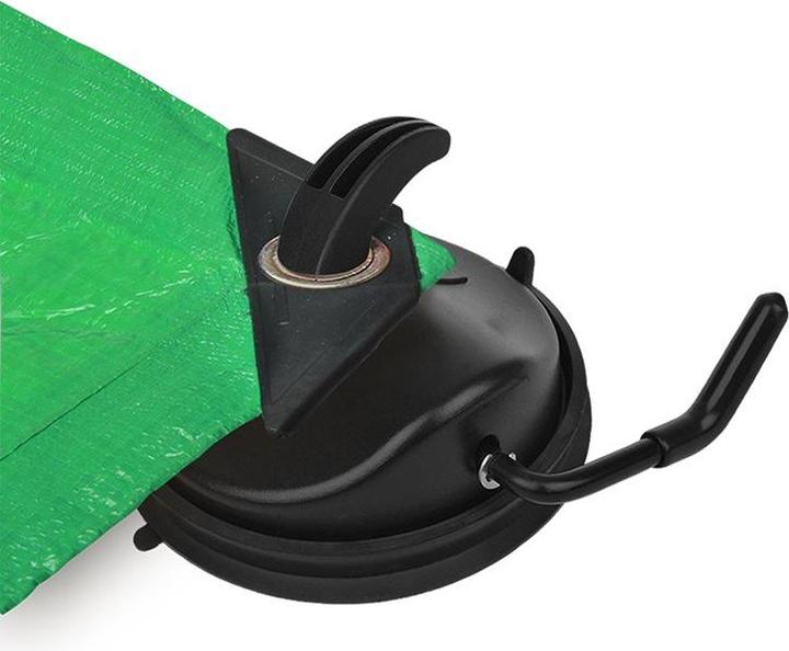 Actual product image IWH Suction cup attachment, 120 mm, load capacity: max. 15 kg Folding suction cup made of plastic, with