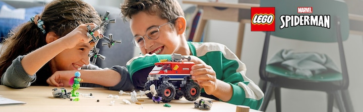 Image du produit LEGO Le camion monstrueux de Spider-Man contre Mysterio (76174, LEGO Marvel)