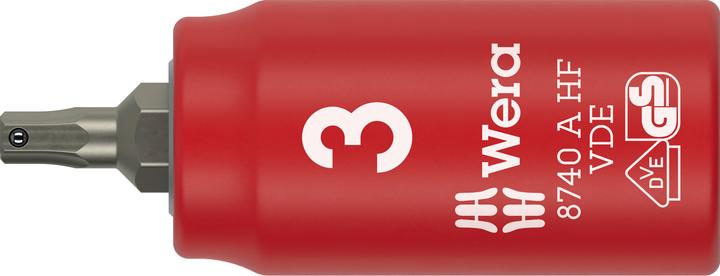 Wera 8740 A VDE HF Zyklop Bitnuss 1/4, 3mm