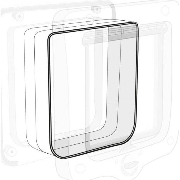 Thumbnail - Trixie Tunnelelement für #44241, weiss, Katzentüre + Katzennetz