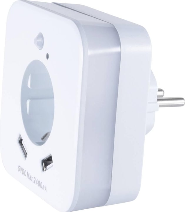 InnTec SLED02 LED nachtlampje met bewegingsmelder LED Warm wit Wit