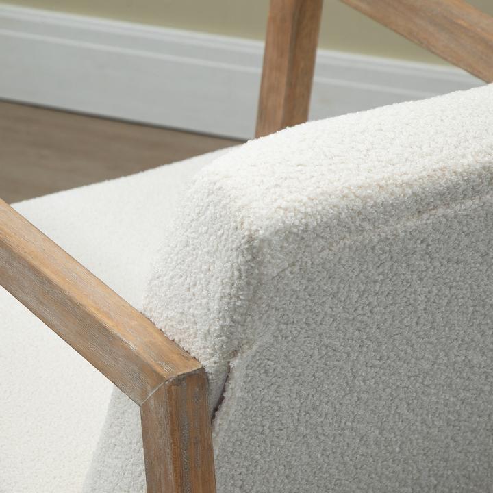 Produktbild Homcom Schaukelstuhl mit Sitzkissen