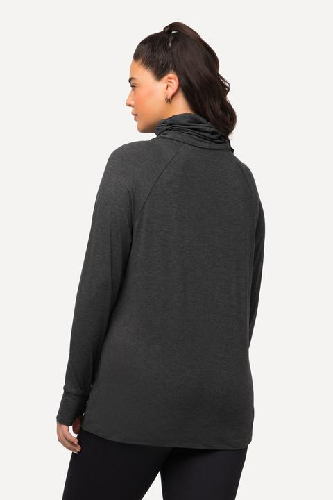 Produktbild Ulla Popken Sweater, Loop, Rundhals, Langarm, extraweich, Daumenloch (58)