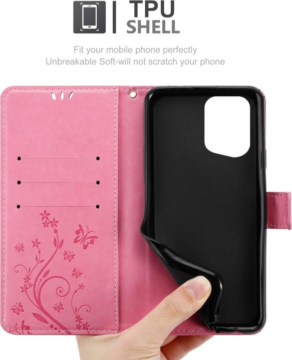 Produktbild Cadorabo Flower Book Hülle für Oppo FIND X5 PRO (Oppo Find X5 Pro)