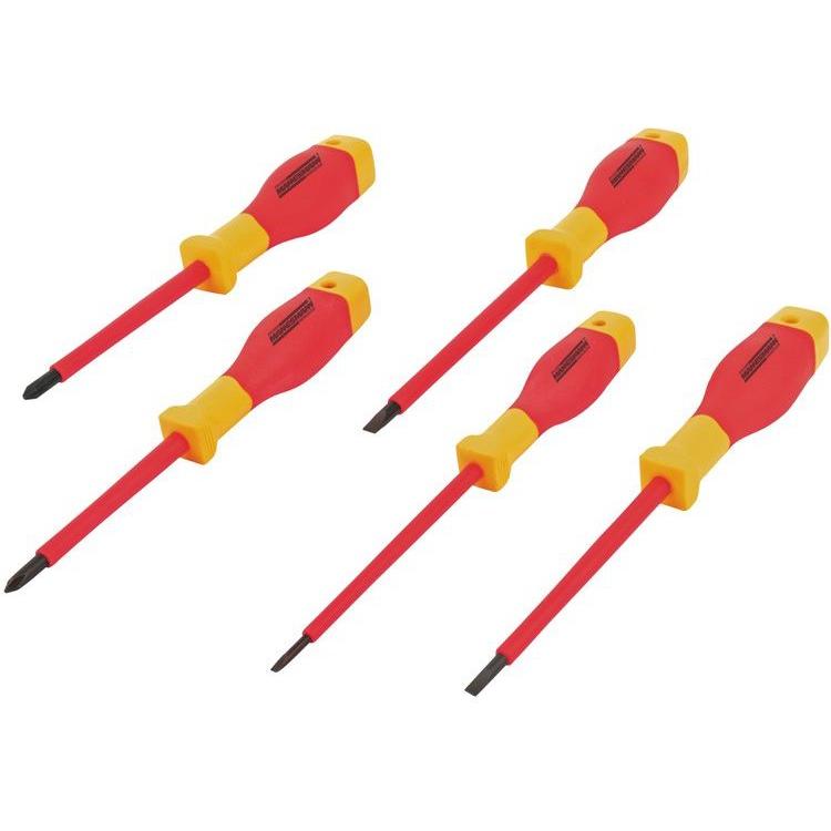 Mannesmann, Schraubenzieher, VDESchraubendrehersatz (Schlitz, Kreuzschlitz)