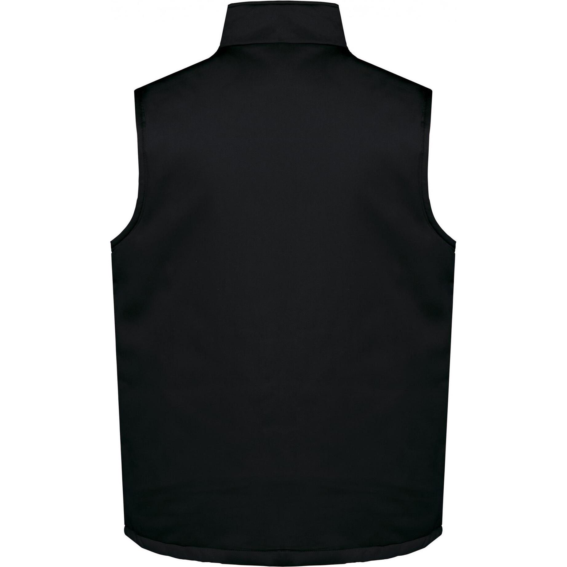 Thumbnail - Kariban, Herren, Weste, Gepolsterte Polycotton-Multitaschen-Weste, Schwarz, (4XL)