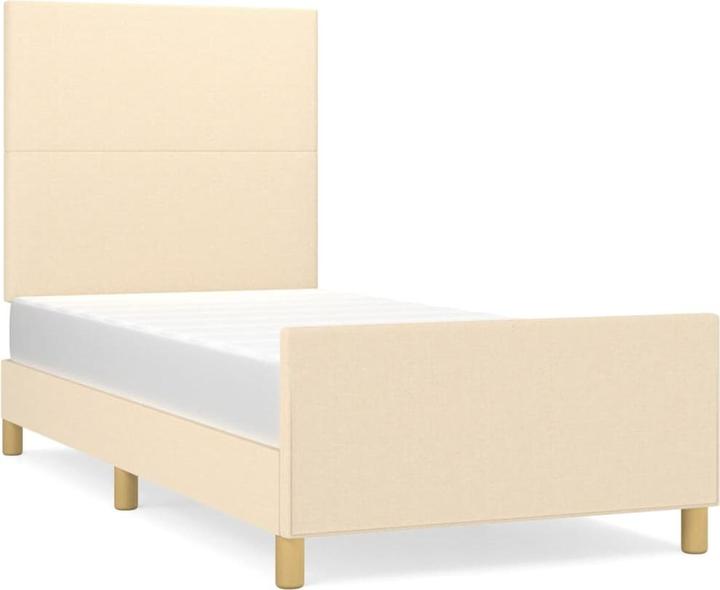 Image du produit vidaXL Bettgestell mit Kopfteil (140 x 200 cm)