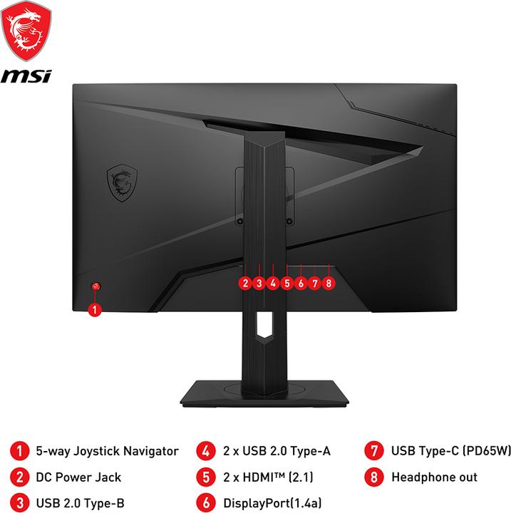 Produktbild MSI MAG 274UPF (3840 x 2160 Pixel, 27")