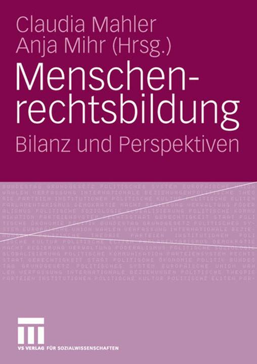 Produktbild Menschenrechtsbildung (Deutsch, 2004)