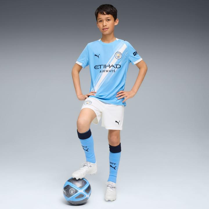 Actual product image Puma MCFC Shorts Replica Jr (128)