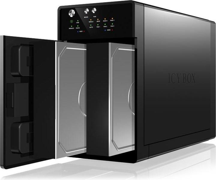 Actual product image Icy Box External dual RAID system for 3.5" SATA I (3.5")