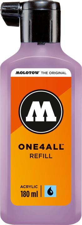 Molotow Refill ink One4All for permanent marker 180ml lilac pastel (Lilac, 180 ml)