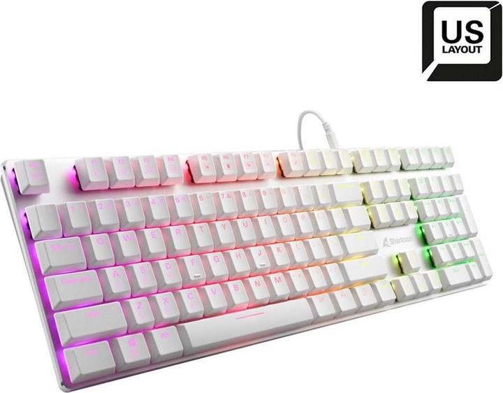 Produktbild Sharkoon purewriter rgb gaming-tastatur (US, Kabelgebunden)