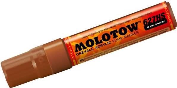 Actual product image Molotow Permanent marker One4All 627 HS refillable 15mm hazelnut brown (Hazel, 15 mm, 1 x)
