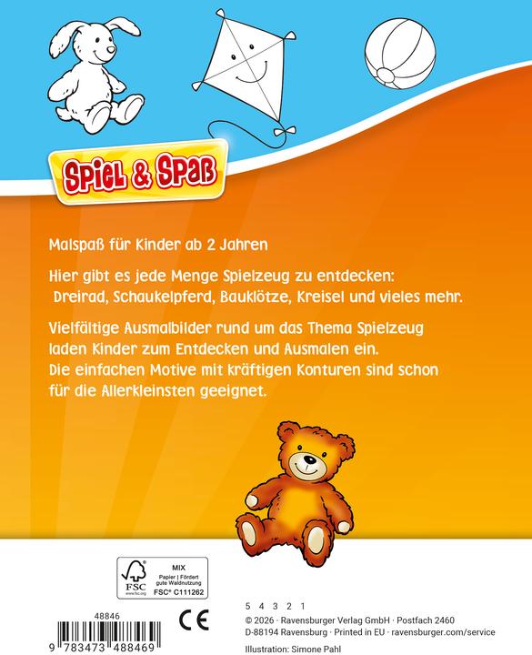 Ravensburger Spiel & Spass - Mein allererster Malblock: Spielzeug