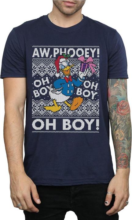 Produktbild Disney Donald Duck Christmas Fair Isle TShirt (XL)