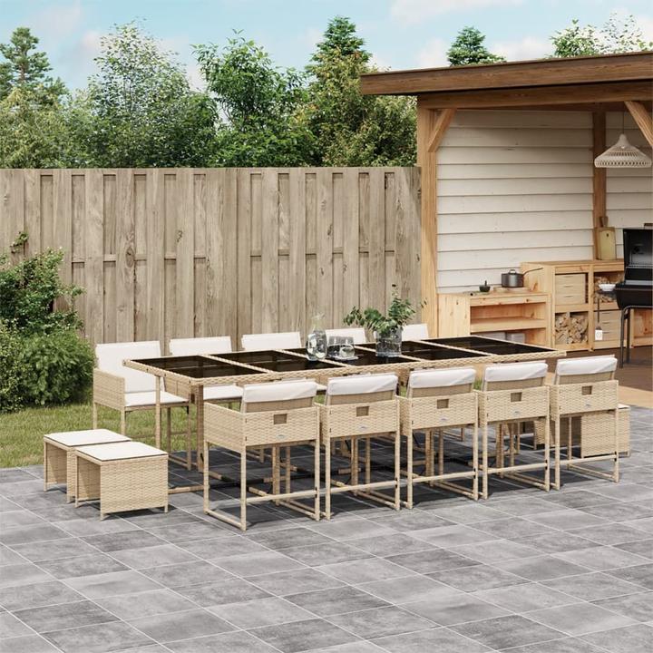 Produktbild vidaXL Garten Essgruppe (275 x 106 x 73 cm)