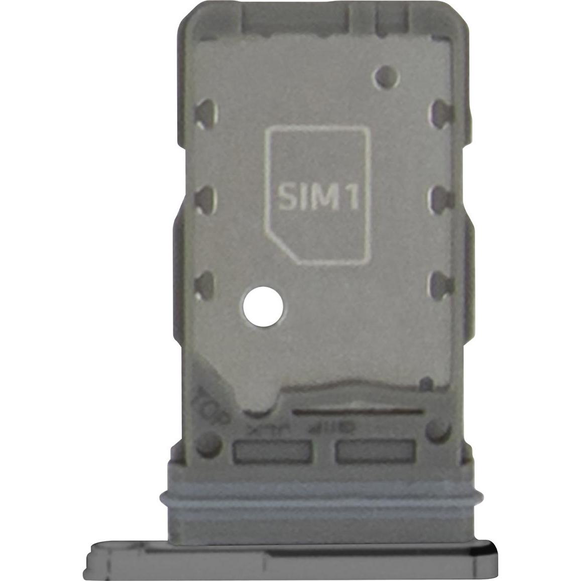 Clappio Ersatz Sim-Halter Samsung Galaxy S21 (SIM-Halterung, Galaxy S21), Mobilgerät Ersatzteile, Schwarz