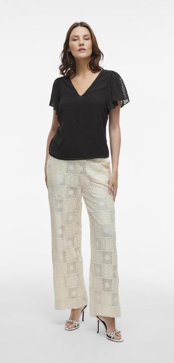 Image du produit Vila V-Ausschnitt Oberteil mit kurzen Ärmeln (38)