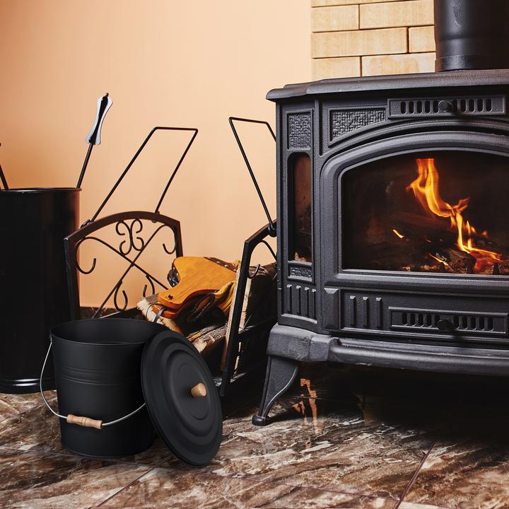 Immagine prodotto Relaxdays Secchio per la cenere (35,5 x 33 x 32 cm)