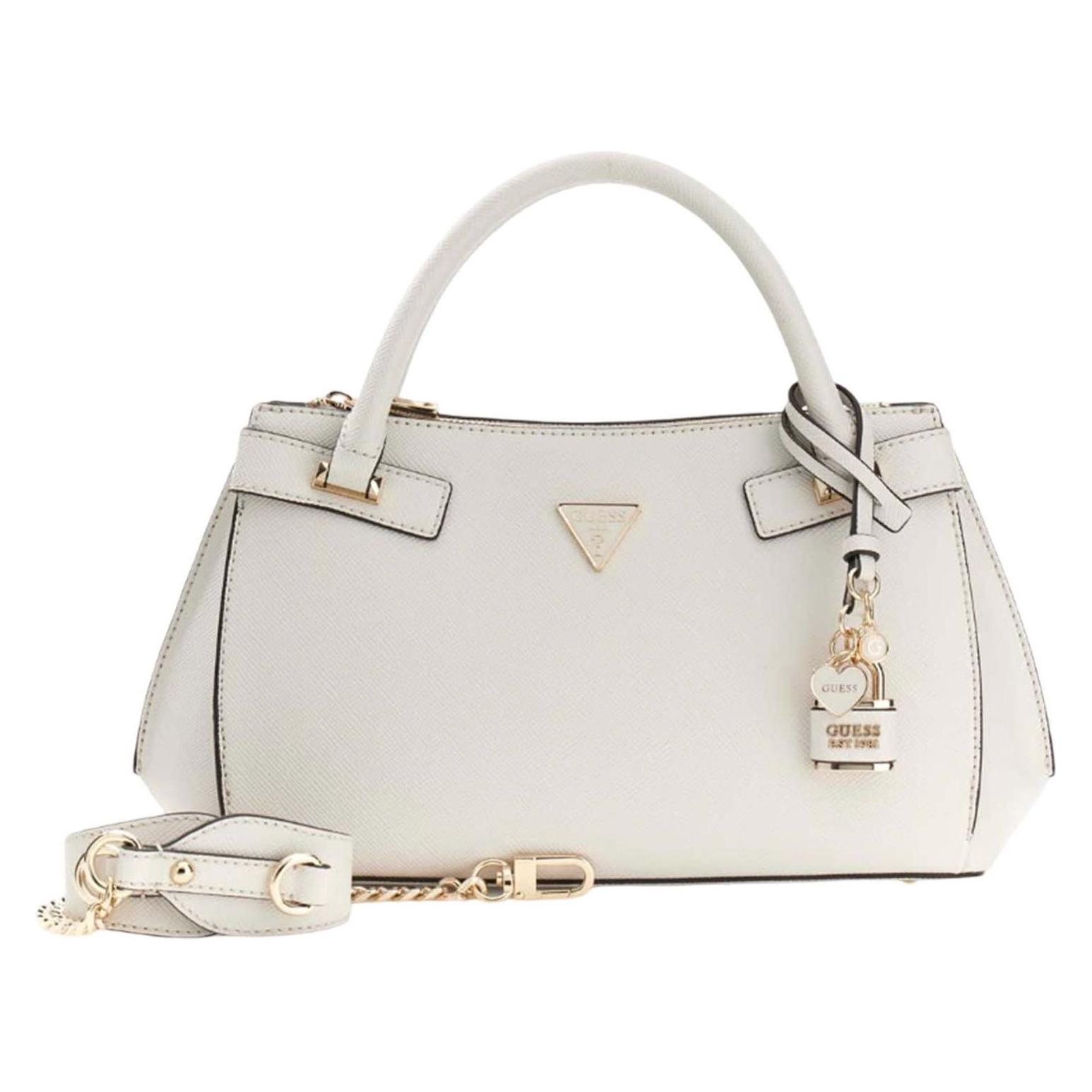 Guess, Damen, Handtasche, Serenova Girlfriend Satchel, Beige