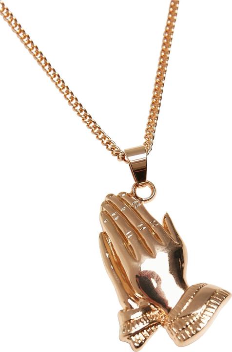 Produktbild Urban Classics Pray Hands Necklace (Array, Oberstoff 1: 60% Zink Legierung 40% Eisen)