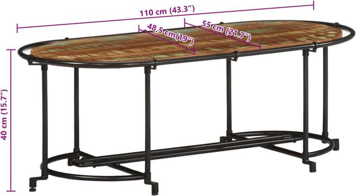 Produktbild vidaXL Couchtisch